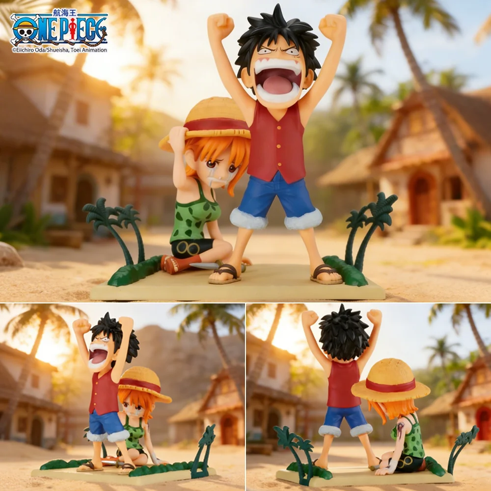 

1pc Officially One Piece Luffy & Nami Figure, Classic Iconic Scene, Decorative Collectible Figurine, Ideal Gift for Festivals.