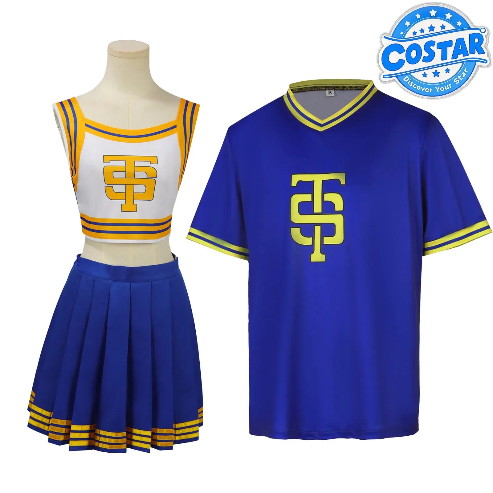 

Taylor Cheerleader Uniform Halloween Cosplay Costume Hip Hop Dance Costumes Cheerleading Dress Suit Girls Skirt Party Clothes
