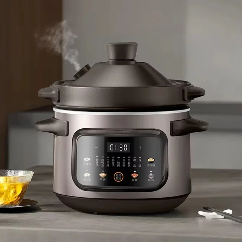 

Electric Saucepan 4/5 Automatic Porridge Cooking Clay Programmable Multi-Heat Electric Slow Cooker
