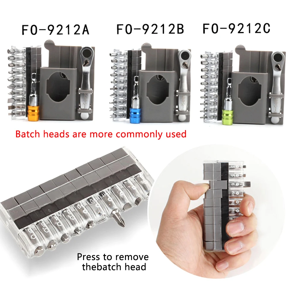 Mini Ratchet Wrench Screwdriver Bit Set Multifunctional Special Shaped Slotted Phillips Screwdriver Hand Tools