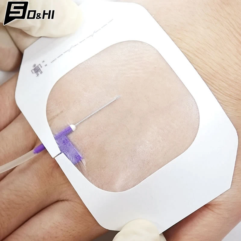 10Pcs Transparent Film Dressing Waterproof Wound Bandage Adhesive Patches Post Infusion Indwelling Needle Fixing Paste