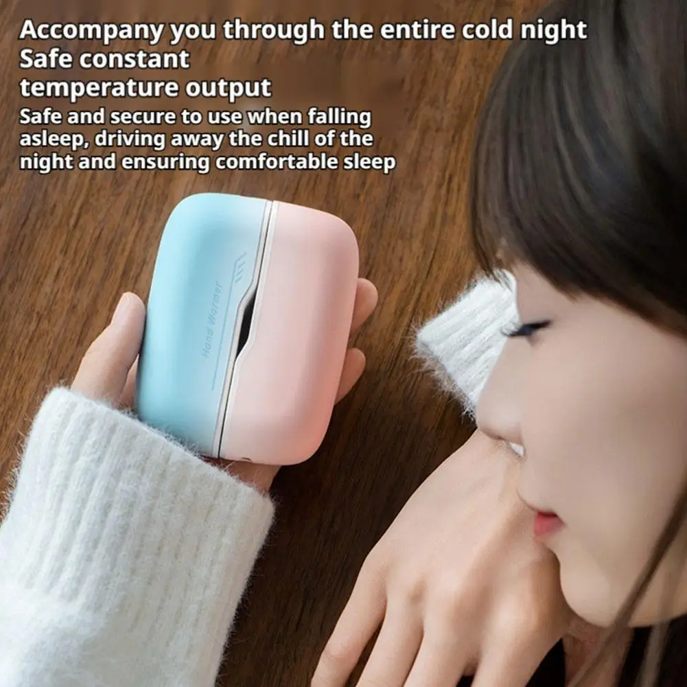 

Portable Winter Hand Warmer Magnetic 2-In-1 USB Heater Colorful Creative Split Type Handheld Portable USB Warmer Gift For Babies
