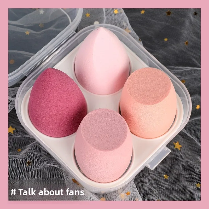 4/8 قطعة ماكياج الإسفنج خلاط الجمال البيض التجميل نفخة لينة الأساس الإسفنج مسحوق نفخة النساء يشكلون اكسسوارات أدوات التجميل #2