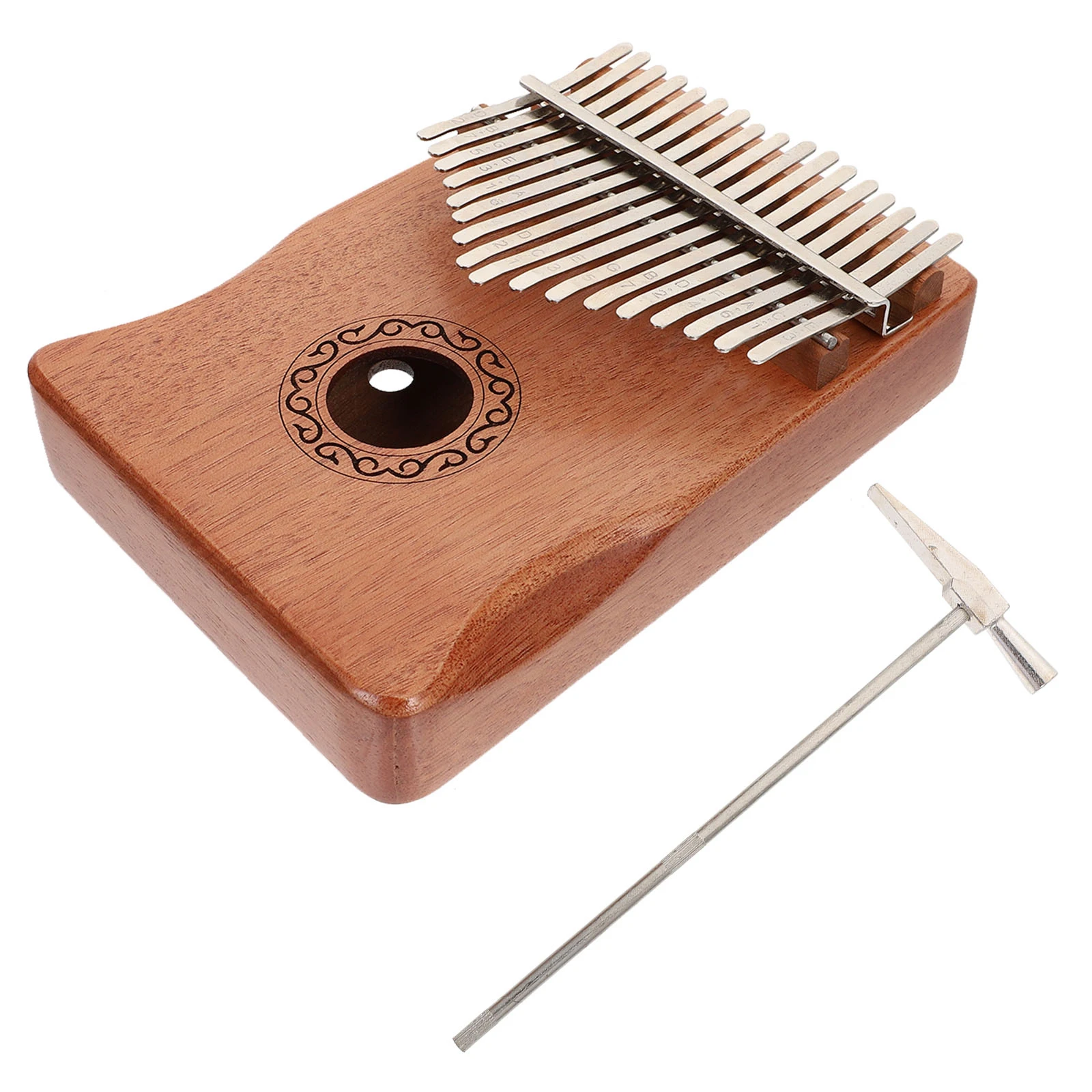 

17 Notes Thumb Piano High Quality 17 Keys Kalimba Kit Practical Wood Kalimba for Beginners Whale Pattern Mbira