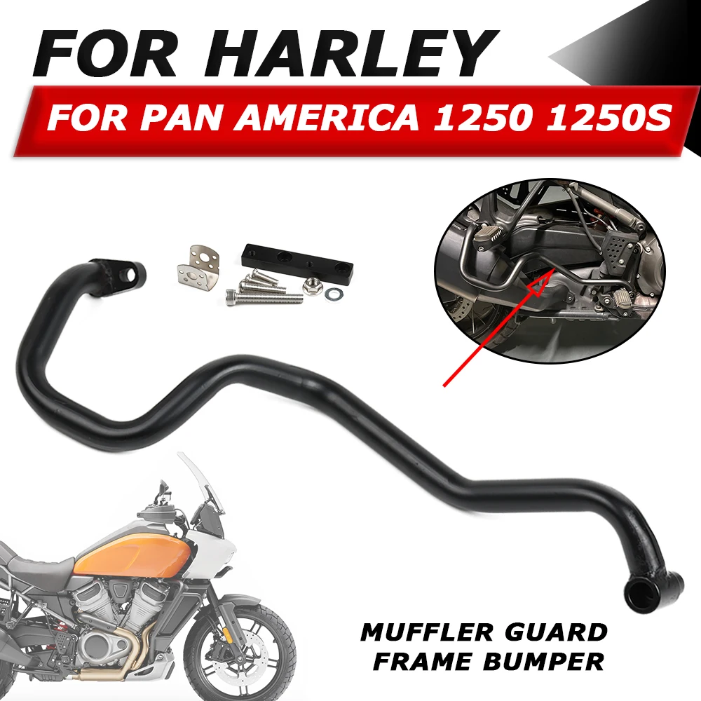 

For HARLEY PAN AMERICA 1250 S PA1250 S 2020 2021 2022 Motorcycle Accessories Exhaust Muffler Guard Bumper Crash Bar Protector