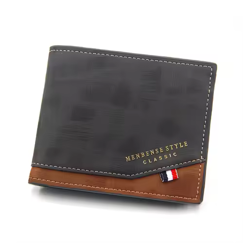 Free Name Engraving Men Wallets Slim Coin Pocket Photo Holder New Short Small Male Wallet Card Holder Frosted Leather Men Purses - Image 8