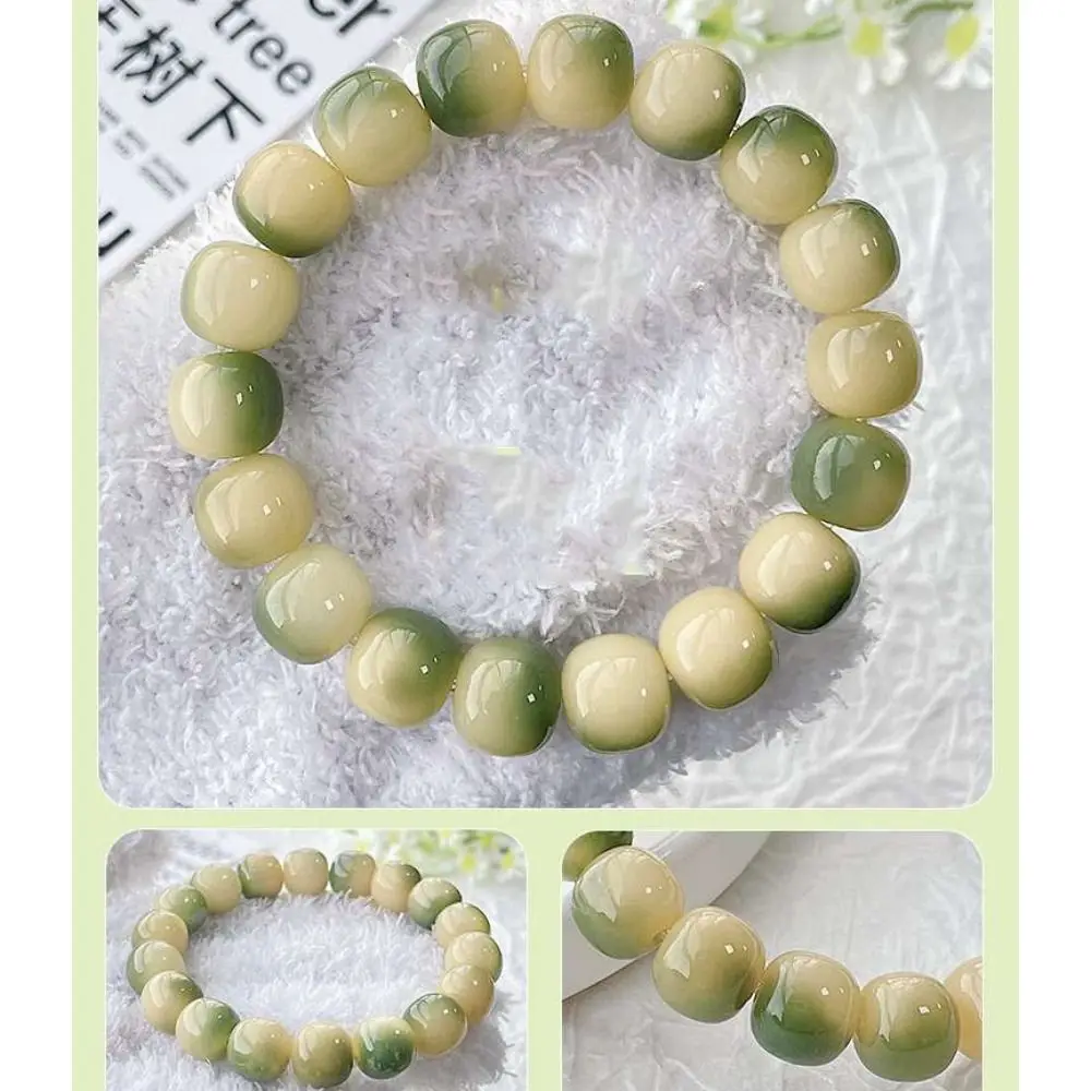 Stretchable Elastic Handmade Jewelry High Throw Lucky Precision Craftsmanship Bodhi Root Bracelet Bracelet Gradual Buddha Bead