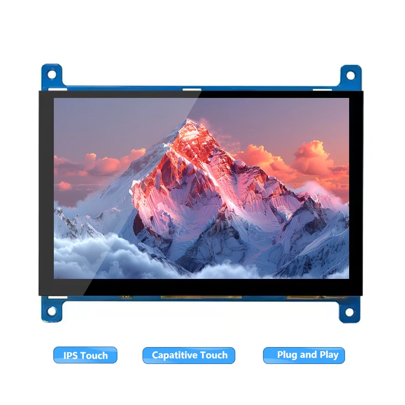 5.0 inch 7 inch 800*480 IPS MIPI TFT DSI Multi-Touch Capacitive Touch Panel LCD Module Display Monitor Screen for Raspberry Pi