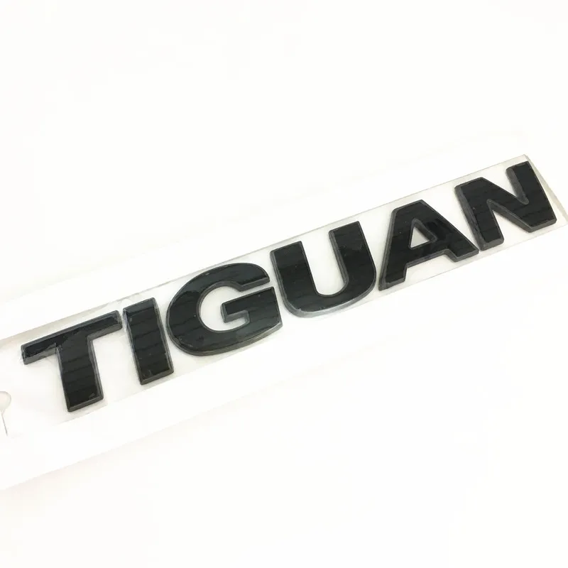 ABS 3D Letters VW TIGUAN Emblem Sticker Car Rear Trunk Badge Labeling Logo Decal Accessories For Tiguan MK1 MK2 MK3 5n R Line