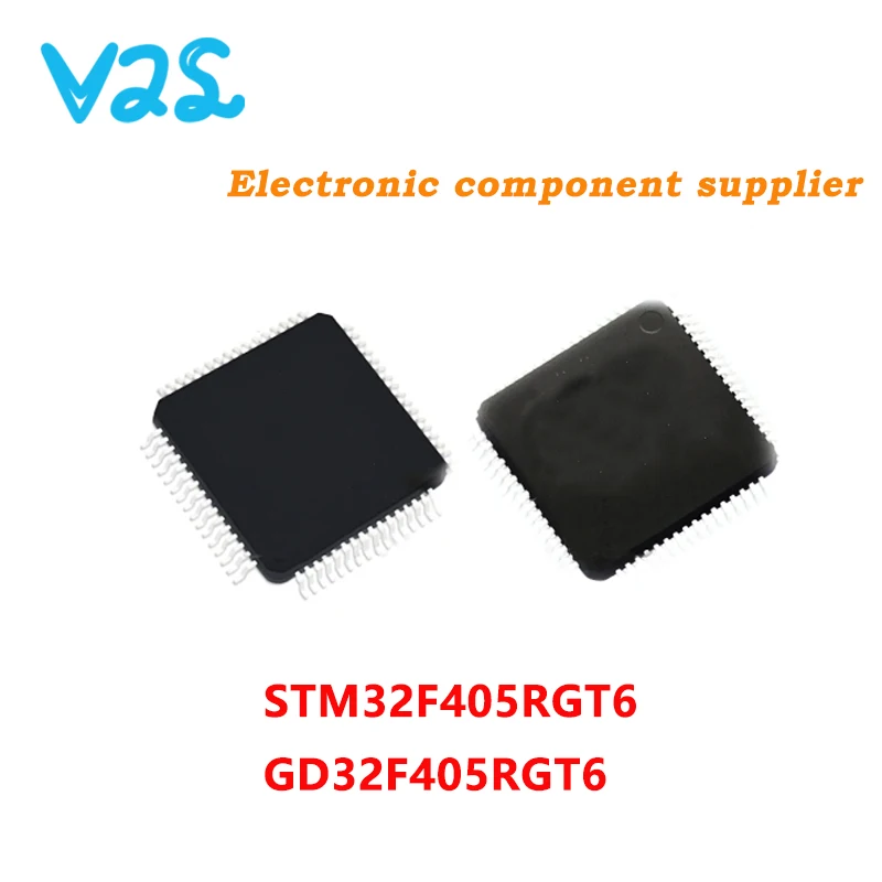 

100% New STM32F405RGT6 GD32F405RGT6 STM32F405 32F405RGT6 GD32F405 RGT6 QFP64 Chipset