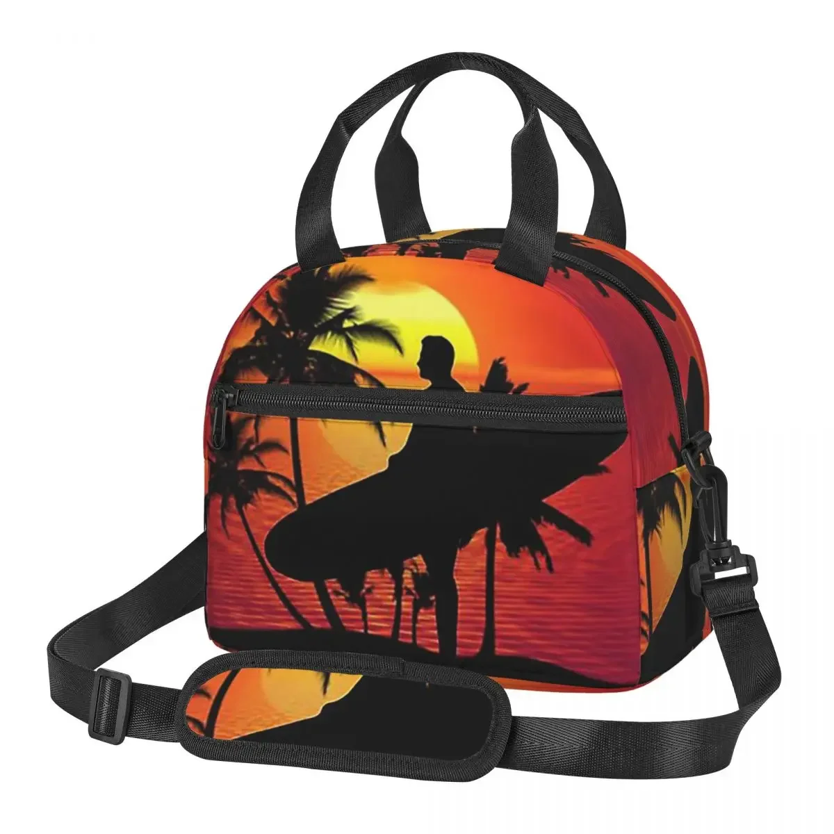 Mr Zogs Surfing Sex Wax Lunch Bags Insulated Bento Box Portable Lunch Tote Picnic Bags Thermal Bag for Woman Work