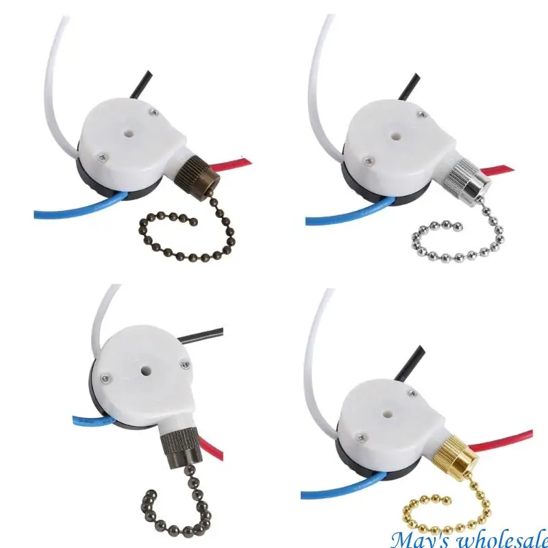 

3 Speeded 4 Wire Pull Chain Fan Control Switches Pre Installed Wiring Accessory With Multiple Ceiling Fan Models 448A