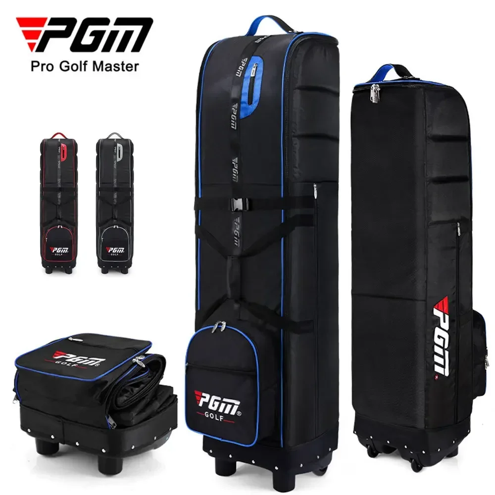 Pgm Golf Cushion Fabric Storage Bag Thickened Aircraft Loading Folding Tugboat Golf Bag Caddy Bag HKB009