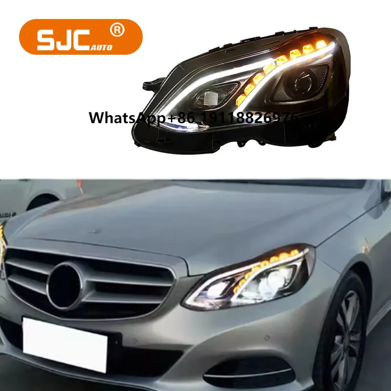 

SJC Modified High-Quality Plug and Play Full LED Headlights for Mercedes Benz E Class W212 13-16 Modified Full LED Car Headlamps