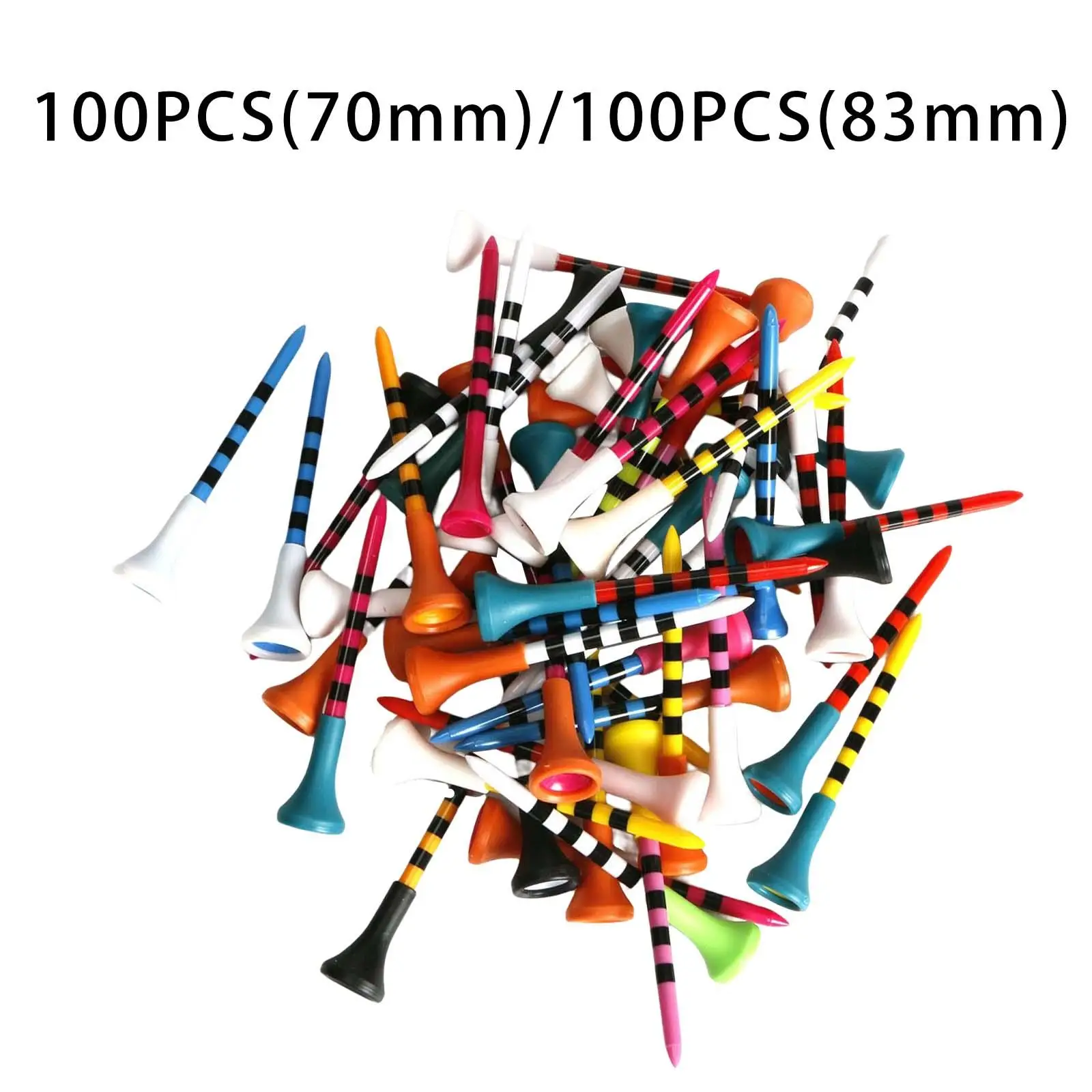 

PVC Rubber Golf Tees, Strong, Durable, Reusable, Unbreakable,