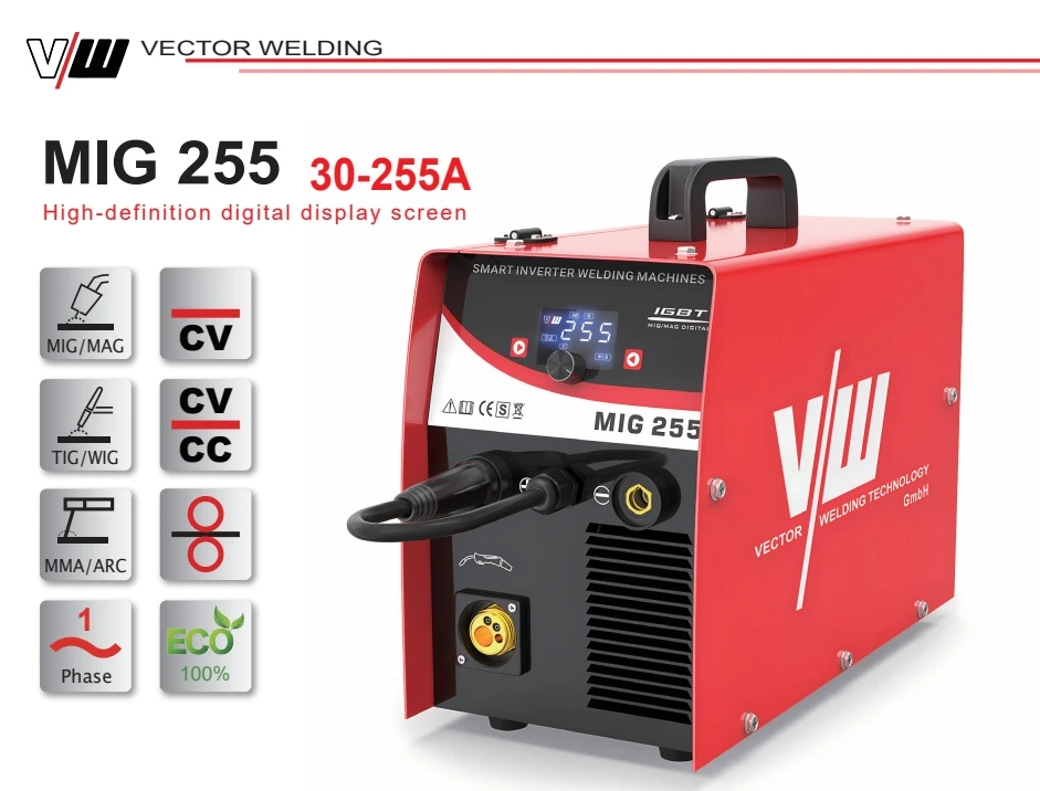 

4in1 MIG200 Mig Welding Machine 200AMP MIG TIG MMA Aluminum Portable Arc Welders