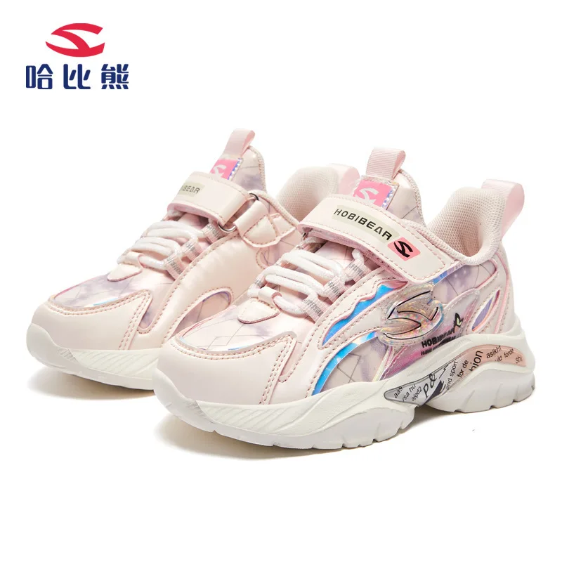 

Spring & Autumn Girls Children Shoes Fashion Kids Sneakers Sports Casual PU Leather Size 26-37