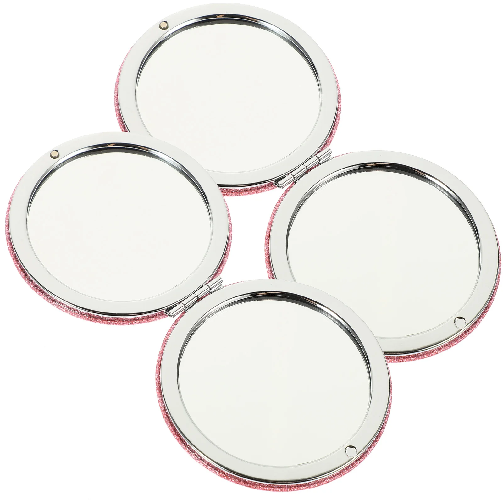 Miroir Compact, 2 pièces, Adorable, beau petit miroir à main pour les voyages d'affaires en intérieur et en extérieur, petits miroirs à main, Mini miroirs