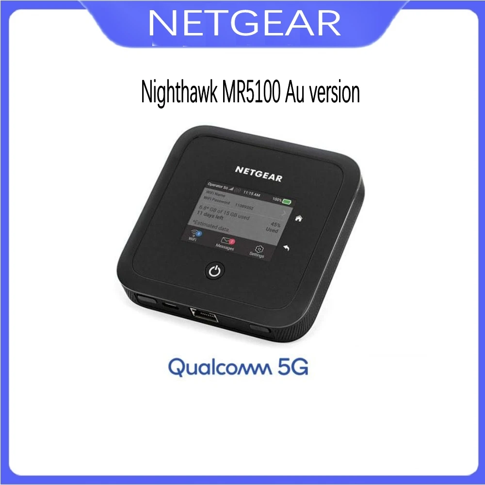 Мобильная точка доступа Netgear Nighthawk MR5100 M5 mmWave Sub6 WiFi6 5g band n5 n7 n28 n78