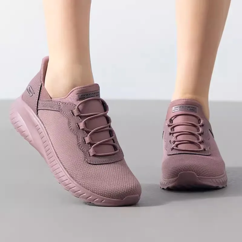 Skechers-Chaussures de dehors Légères et Confortables pour Femme, Baskets de Marche Respirantes et Décontractées, Nouvelle Mode d'Été