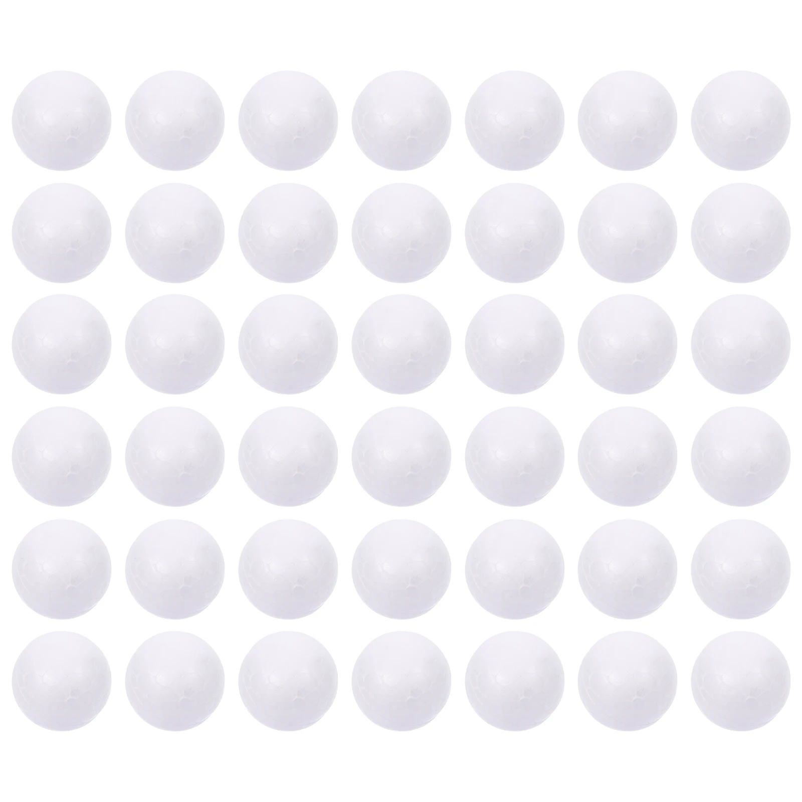 

50pcs Polystyrene Balls Solid Round Spheres 6cm White Craft Foam Balls for Wedding Party Decorations Christmas naments