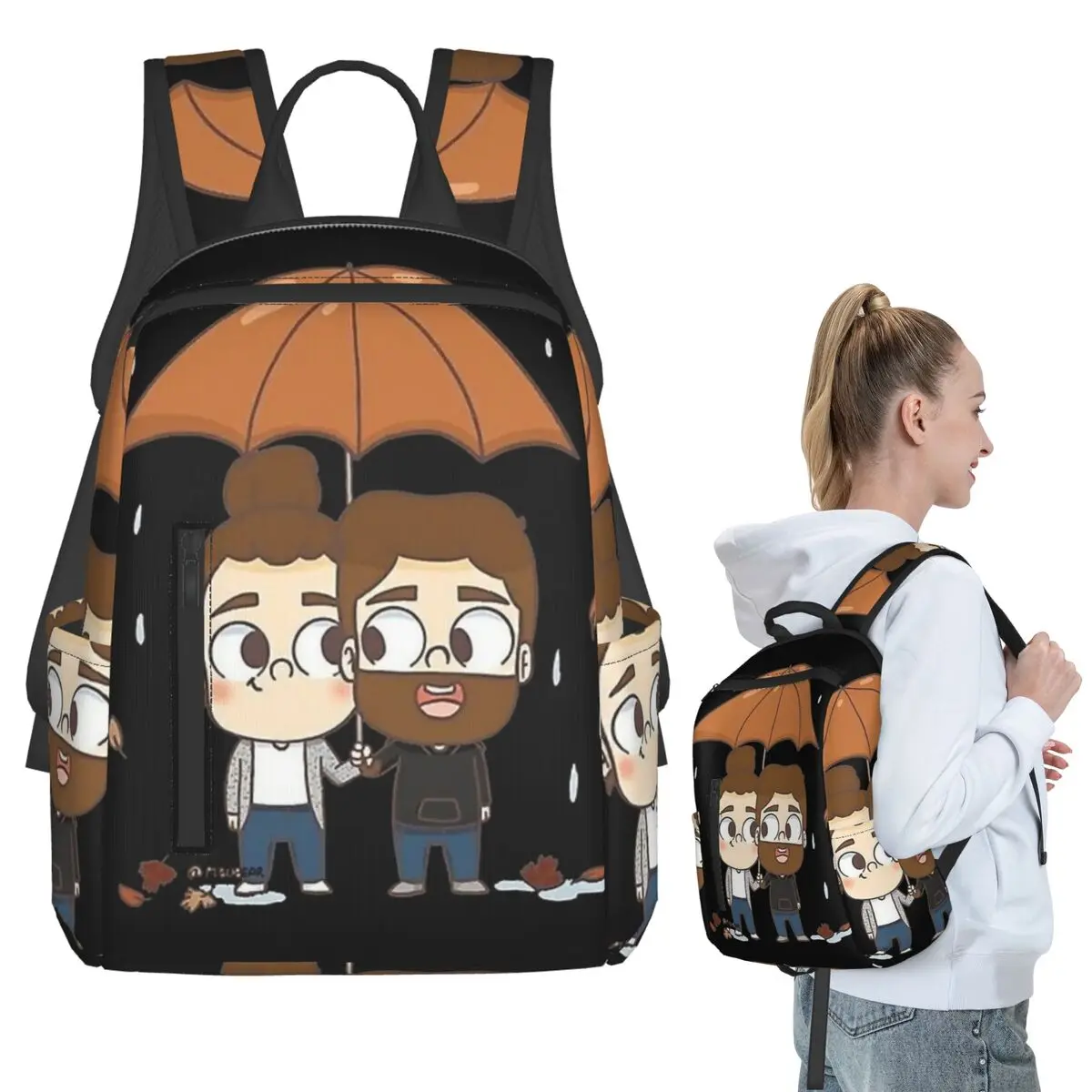 

Pibubear Backpack Student BookBag Children School Bag Computer Shoulder Bags Men Women