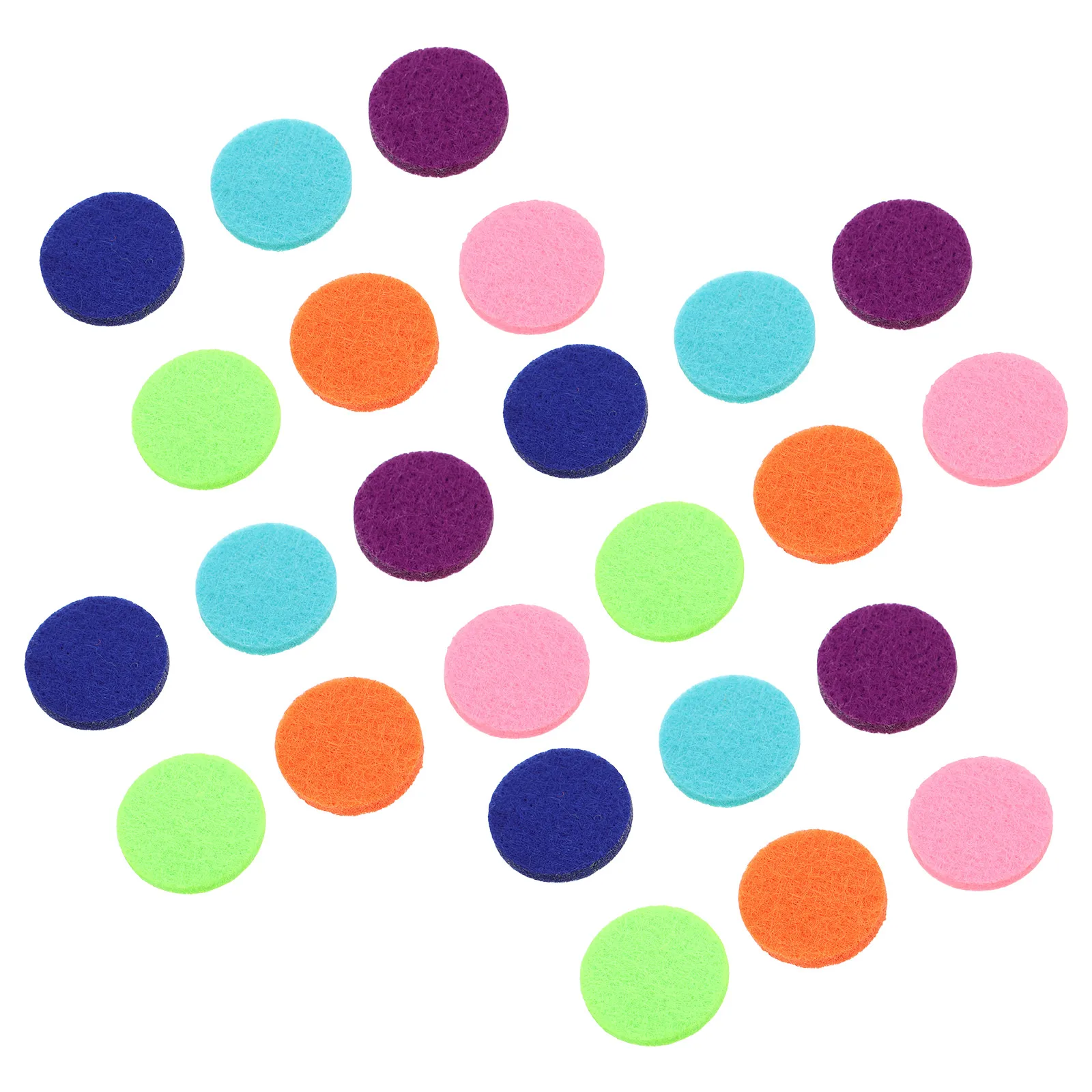 

24Pcs Round Diffuser Pads Aroma Accessories Easy to Use Replaceable Essential Oil Pads for Cars Offices Homes Long Lasting Scent