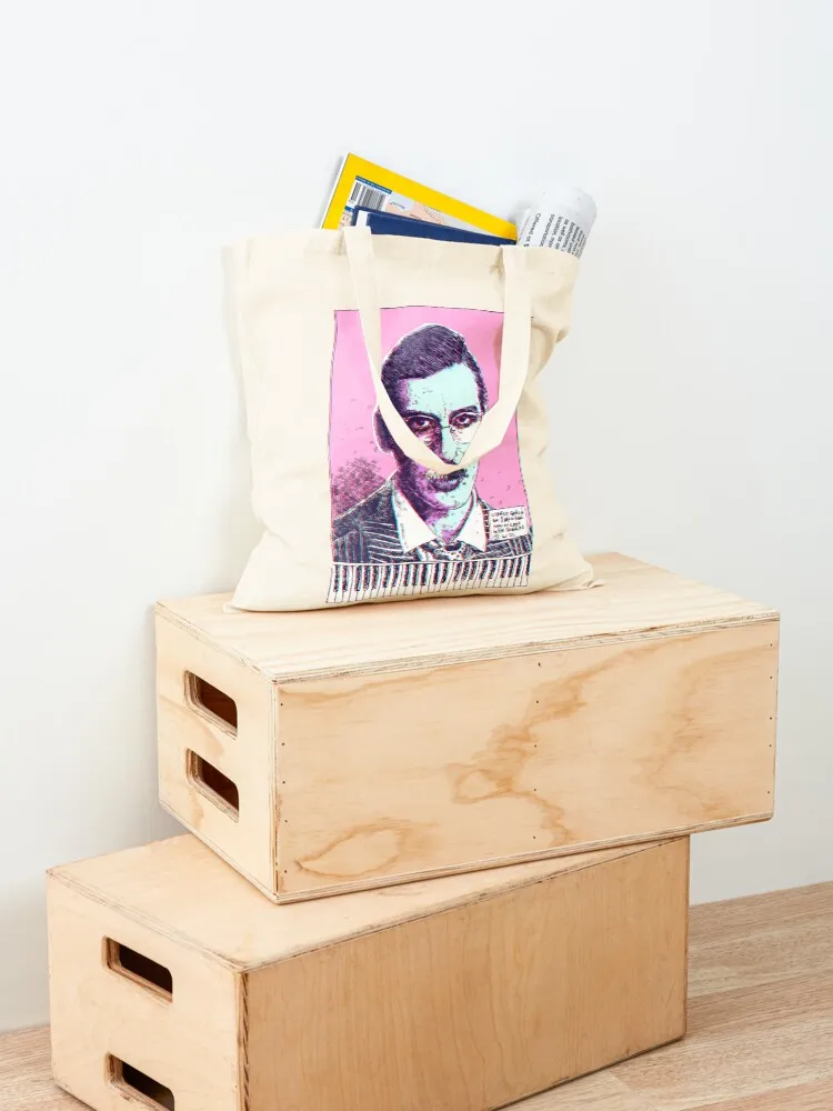 Charly Garcia, as dressed in Piano Bar Tote Bag Cloth bag shopper bags for women bags woman 2025 Women's tote bag