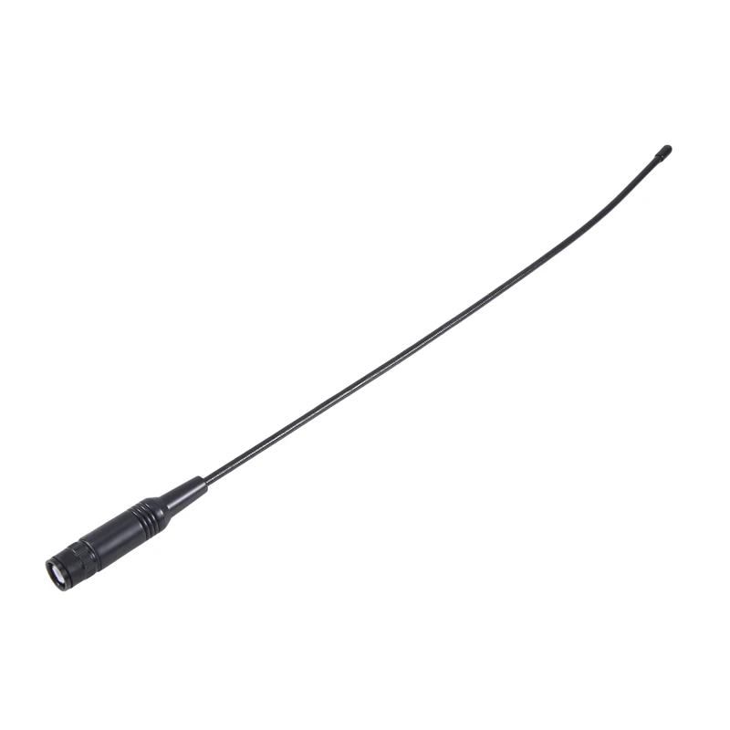 38cm 771 flexible antenne bnc kopf uv dual section q9 bajonett für IC-V8 IC-V82 IC-V85 walkie-talkie einfach zu installieren