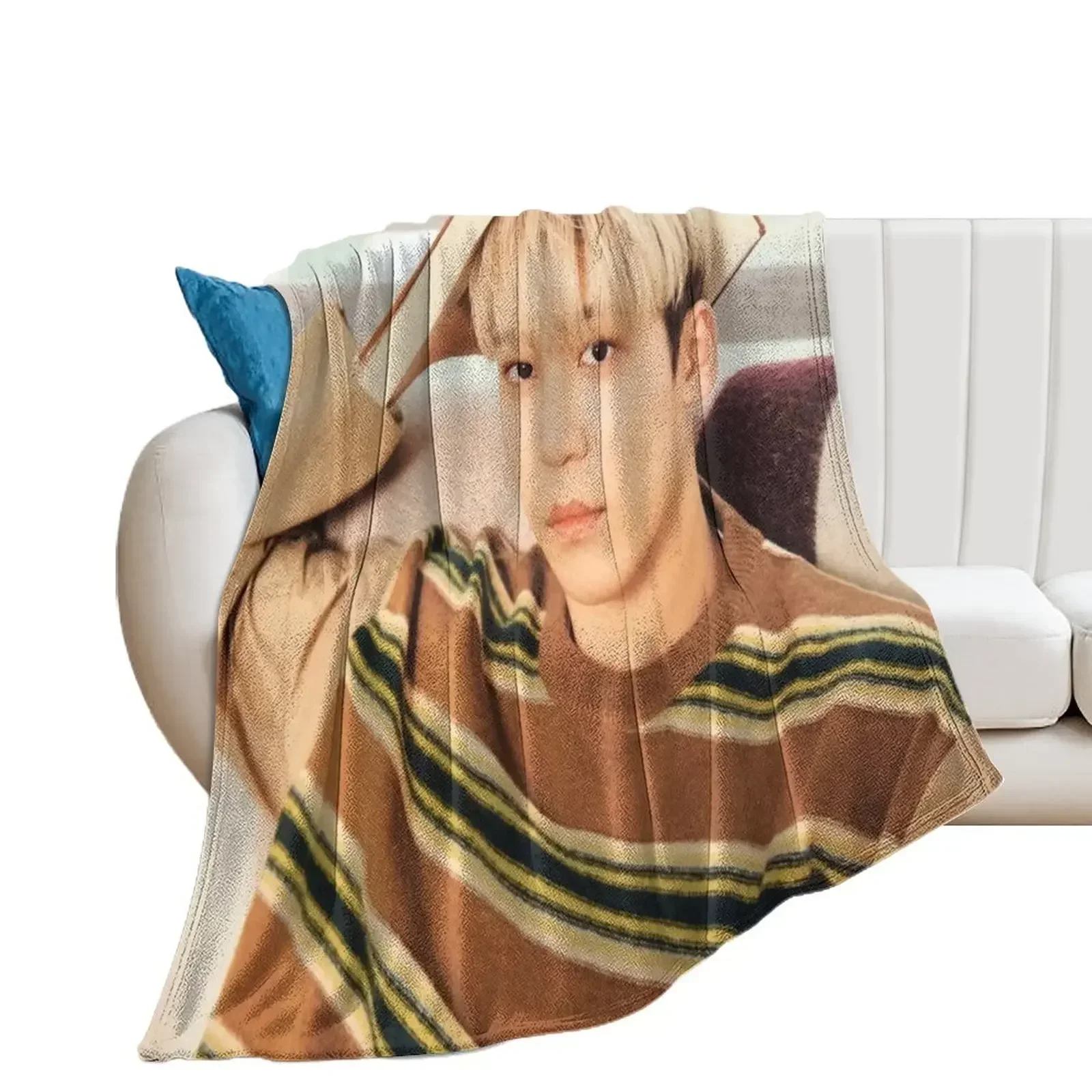 

Ateez Yunho Throw Blanket Summer Thermals For Travel Blankets