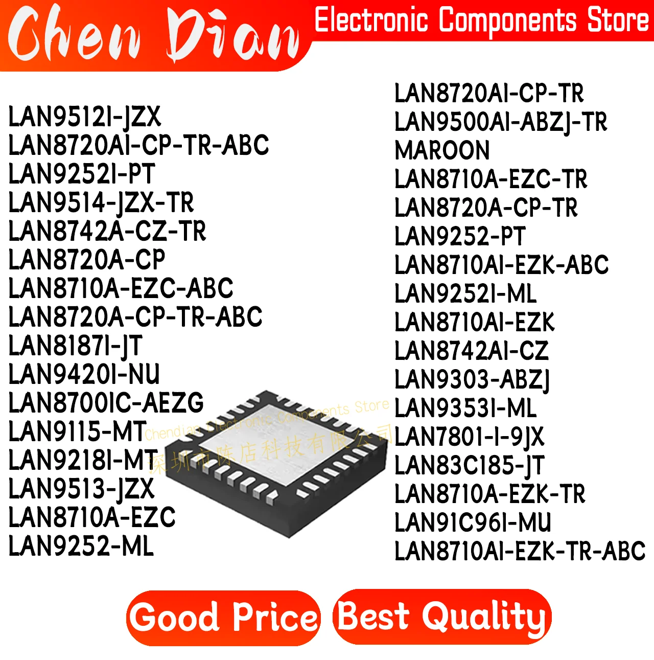 LAN9252/PT 9420I-NU 7801-I-9JX 91C96I-MU 8742A-CZ-TR 8710A 9500AI 8710AI 8720AI 9303 9115 8700IC 9730 9512-JZX 8741A-EN 91C113-N