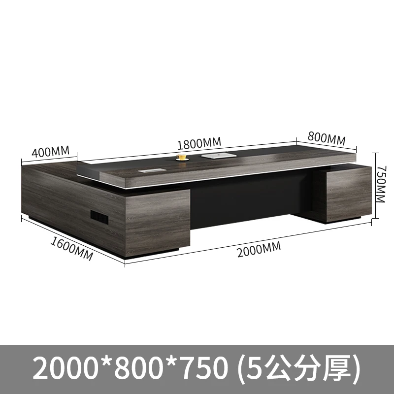 For Modern Office Furniture Simple Executive Desk and Chair Combination Manager Supervisor Workstation Atmospheric Design
