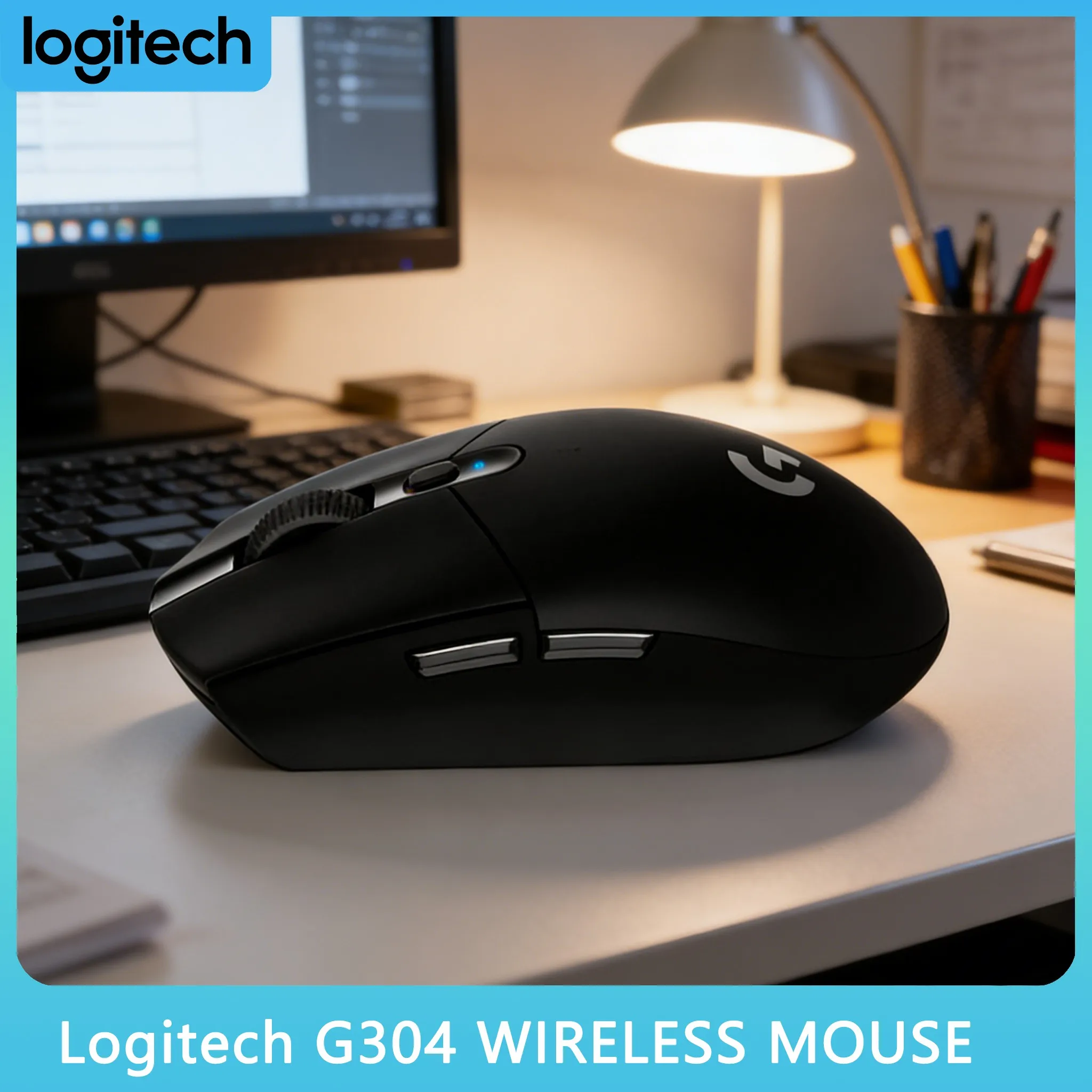 

Logitech G304/G305 Wireless Mouse Smooth Glide Best for All Surfaces