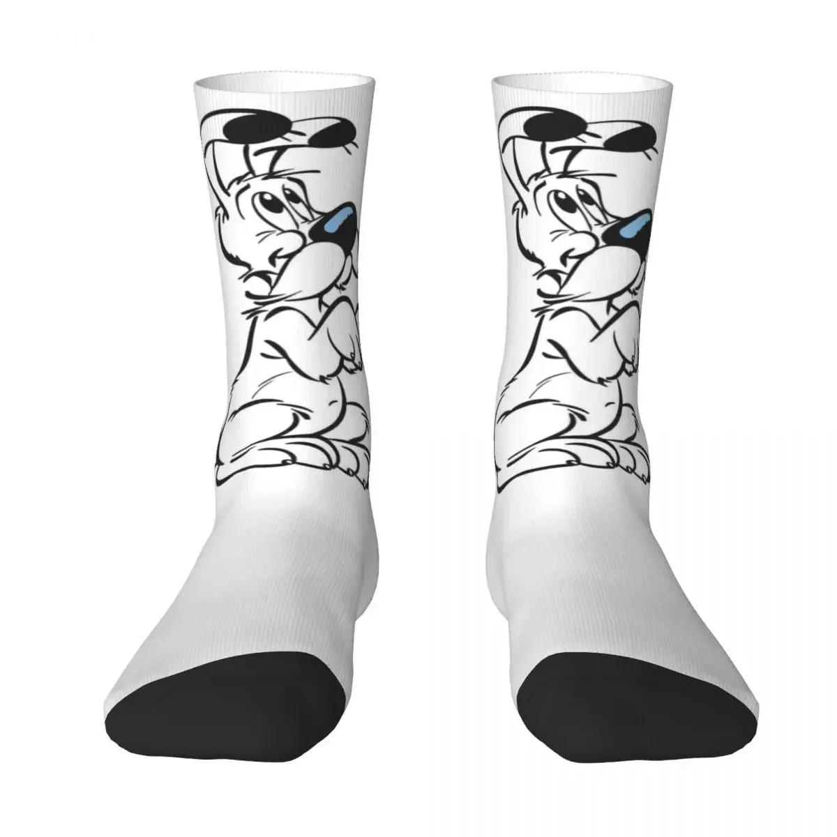 Calcetines largos de alta calidad para hombre y mujer, medias con diseño de perro Obelix y Obelix, Dogmatix, Ideafix, Harajuku, para todas las estaciones, para regalo