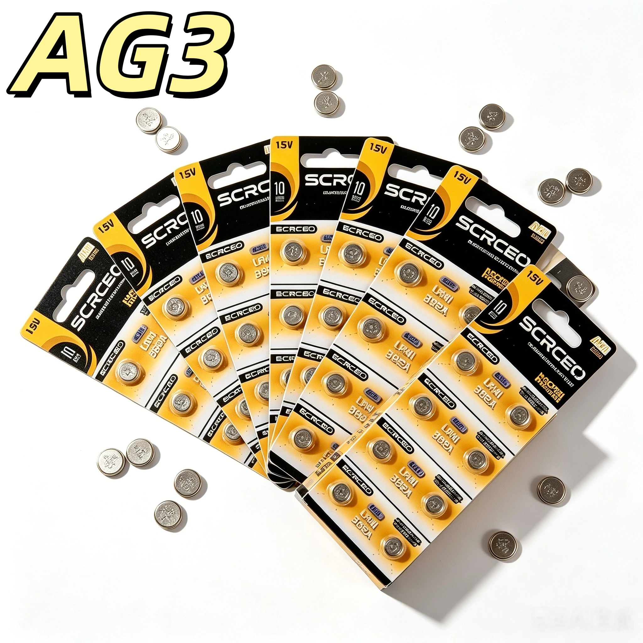 2-60PCS LR41 AG3 SR41 384 392 L736f L736c Batteries 1.5V Alkailine Button Batteries for Bow Sight Light Watch Thermometer