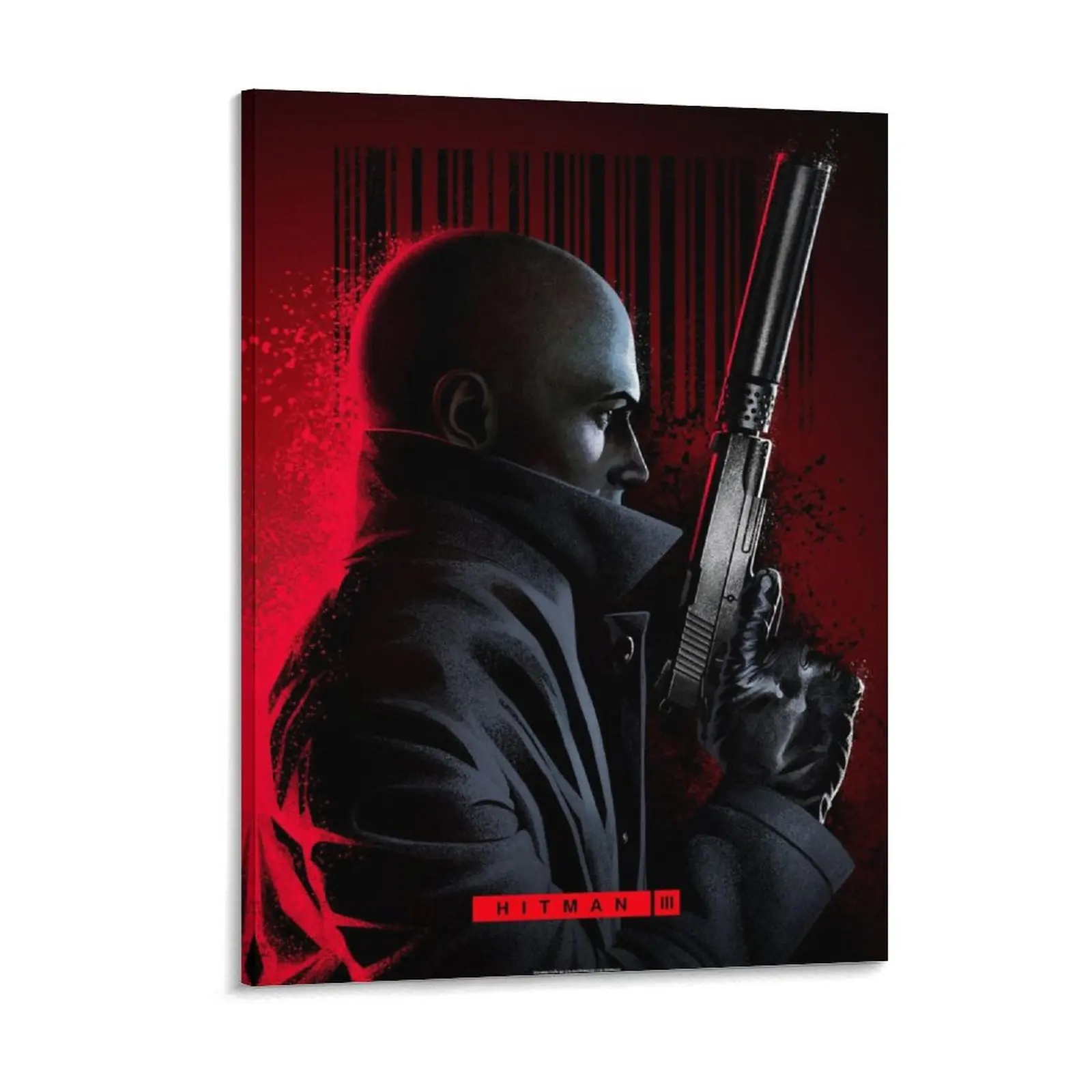 

Hitman Canvas Painting Printing Retro Bar Designing Club Framed Wall Paintings