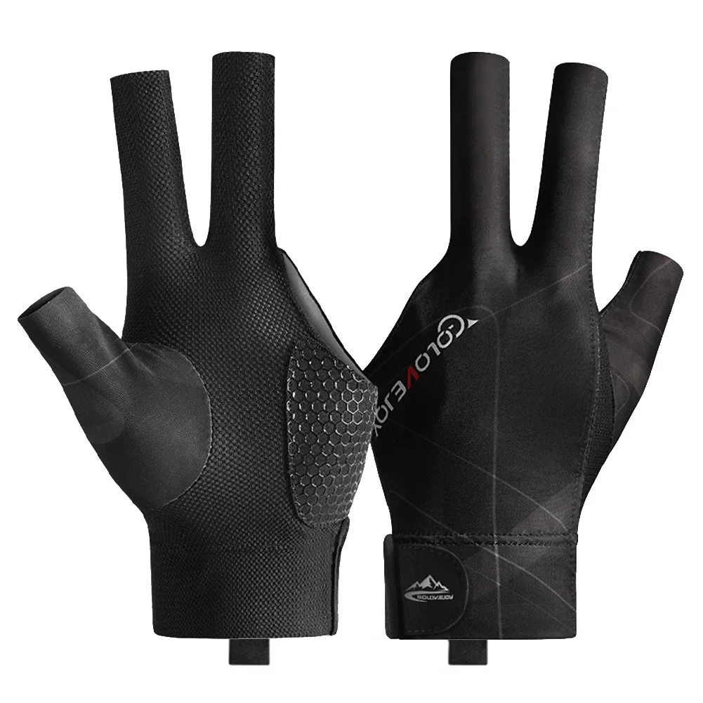 Cue Shooter Spandex Glove Fingerless Design Relieve Hand Fatigue Elastic Fabric Performance Enhancing Billiard Gear