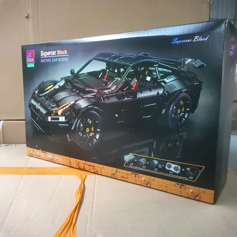 

Racing famous sports car Ferr-ari 12 high-tech Building Blocks Model F12 1:8 Toy Gift 3097Pcs Birthday，Halloween，Christmas Gifts