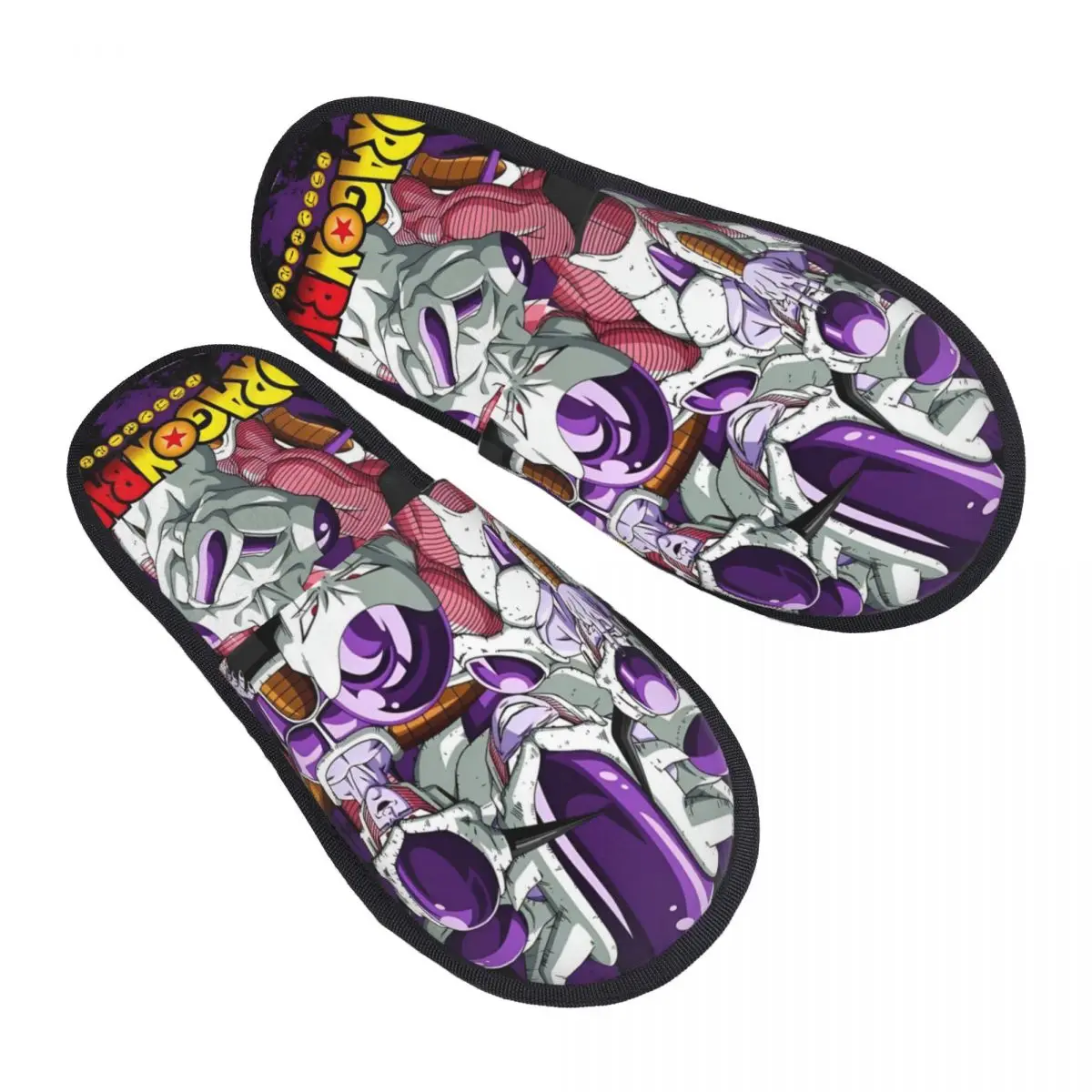 

Изготовленные на заказ тапочки из пены с эффектом памяти F-Friezaes Villain, женские удобные теплые домашние тапочки без осени