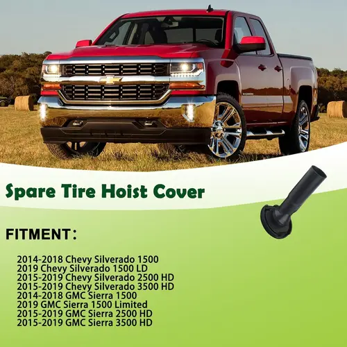 Imagen 2 del producto Cubierta de elevación de neumático de repuesto 22979267 para Chevrolet Silverado 1500 2500 3500 HD GMC Sierra 1500 2500 3500 HD 2014-2019 reemplazo