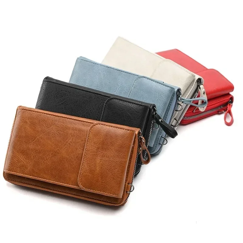 New Fashion Women\'s Wallet One Shoulder Crossbody Bag Korean Multifunctional Phone Bags