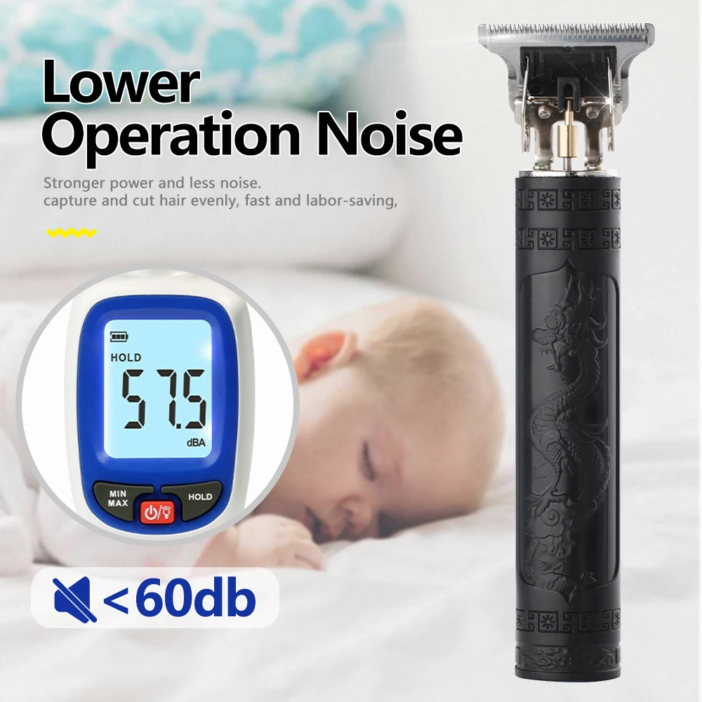 Машинка для стрижки волос Перезаряжаемые машинки для стрижки волос для мужчин Набор из 2 предметов с масляной головкой и электрическими триммерами Идеально подходит для домашнего использования