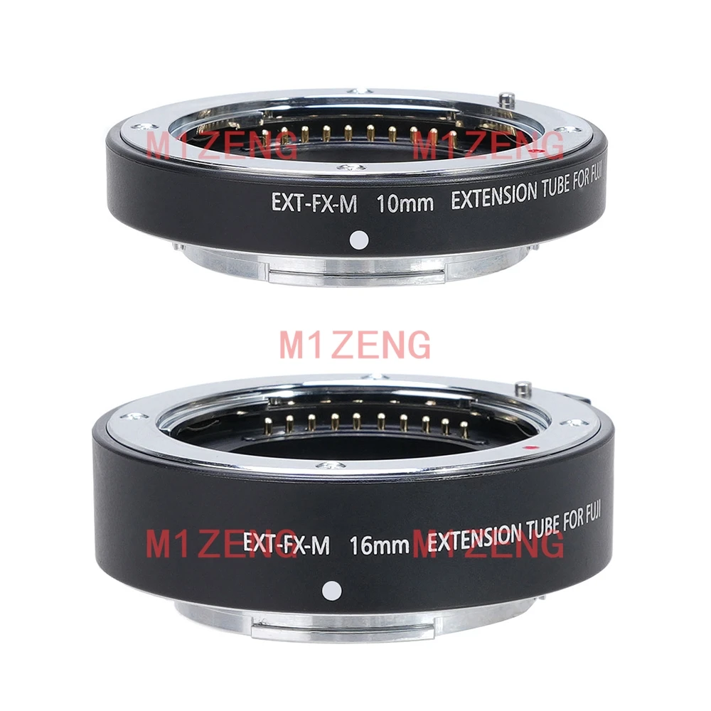 Macro AF Auto Focus Extension Tube 10mm 16mm for FujiFilm X-E3 X-E2S X-M1 X-Pro2 X-H1 X-A2 A3 A5 A20 T1 T10 XF Mount