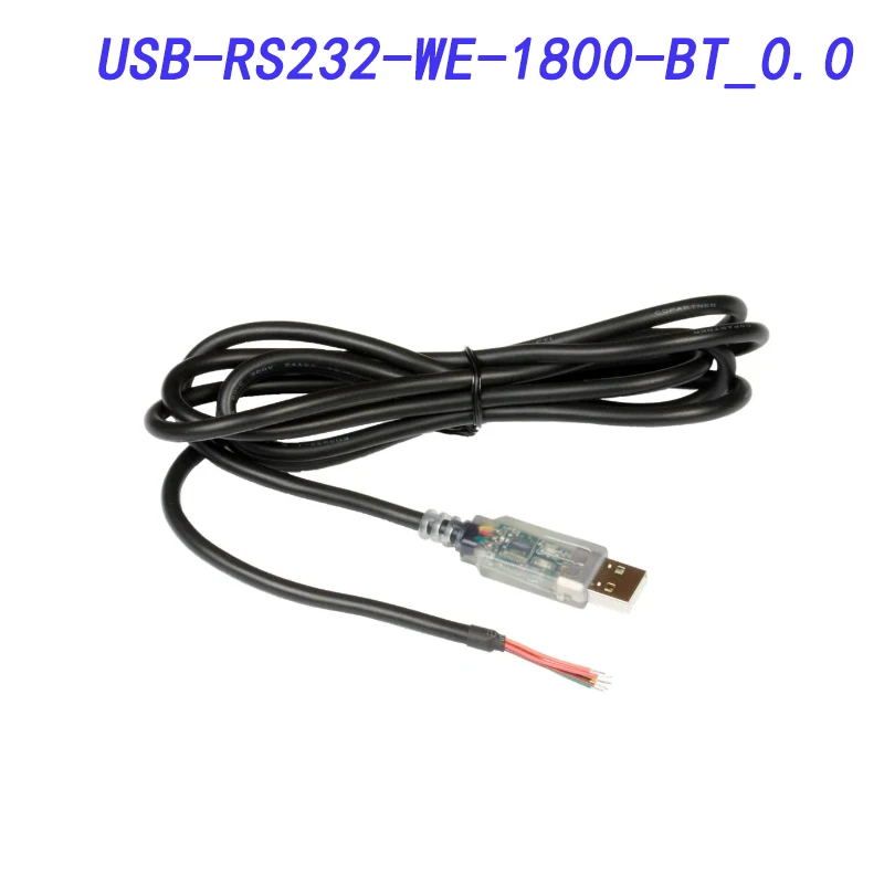 

USB-RS232-WE-1800-BT_0.0 кабель, USB A на RS232, последовательный преобразователь, 1,8 м