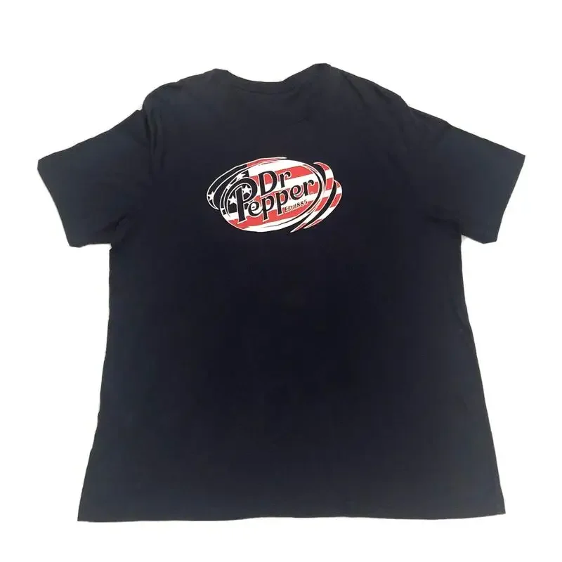 Dr Pepper T Shirt Men'S Xl Navy Red White Blue Logo Short Patriotic