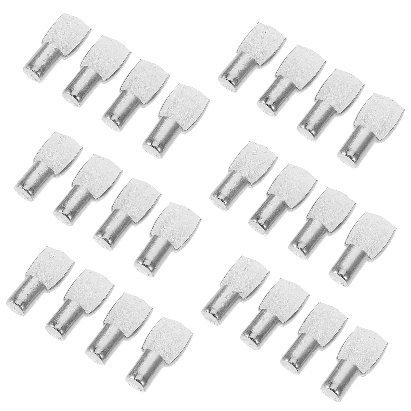 

100pcs Layer Board Supports Metal Shelf Pins for Cabinets Adjustable Brackets Furniture Wardrobe Self Tapping