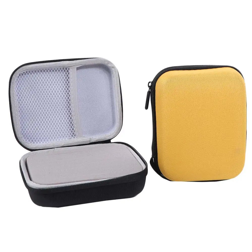 Waterproof Guitar Pick Holder Organizer Pouch Black Yellow Pick Case Box Compact Pick Slot Pick Storage Box Musical Instrument