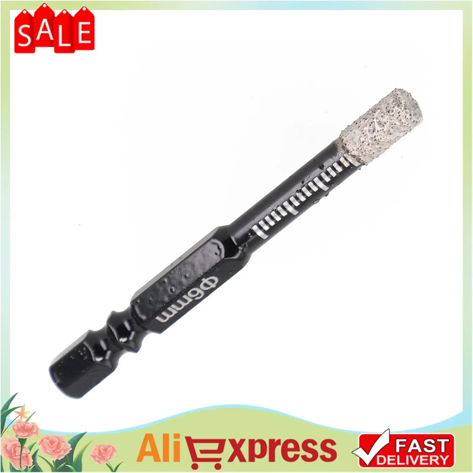 

6-12mm Hex Handle Vacuum Brazed Diamond Dry Drill Bits Hole Saw Cutter For Granite Marble Masonry Concrete Hole Punching