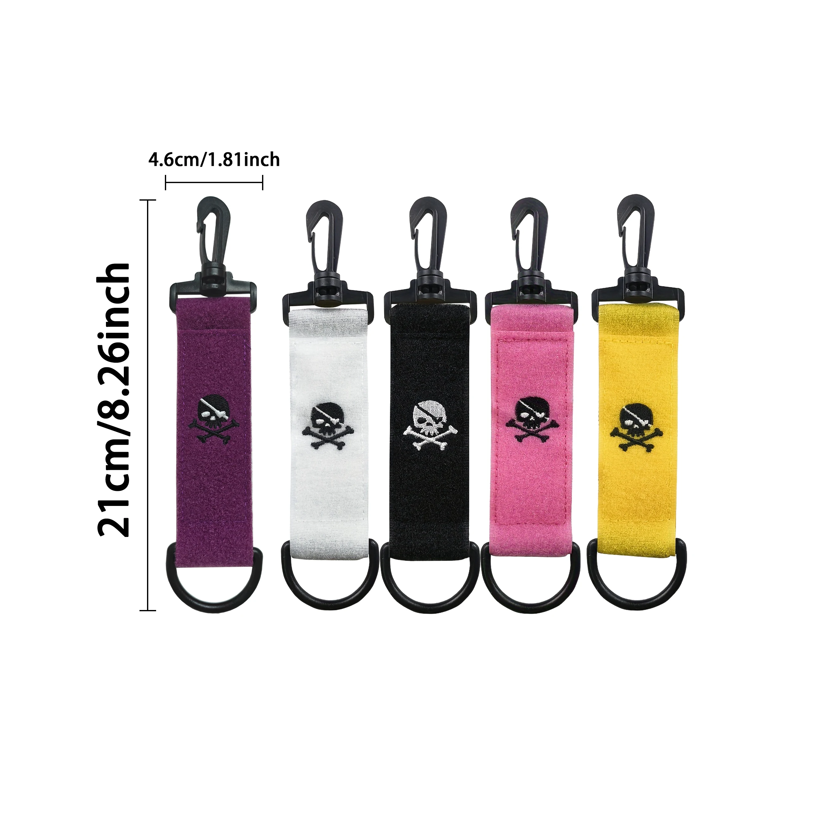 Afbeelding 7: 3PCS Golfhandschoenhouderclip met klittenbandsluiting, lichtgewicht golfhandschoenhouder voor golftas, handdoek en accessoires