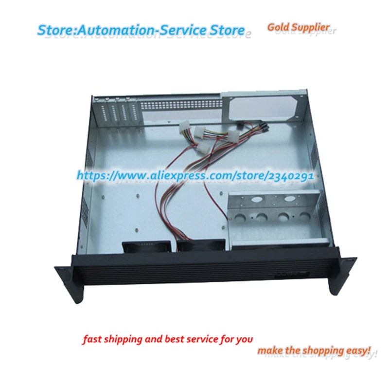 Il pannello in alluminio ultra corto 2U T3602 può essere un telaio come server del telaio di instradamento ROS del telaio Firewall